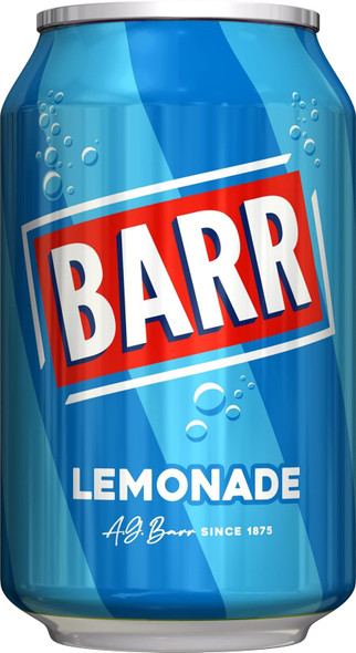 Barr Lemonade 330ml can front label