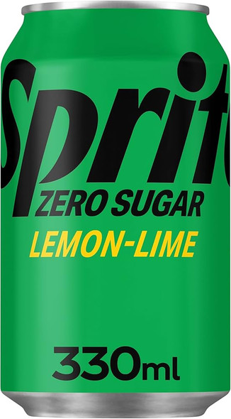 Sprite Zero Sugar 330ml can front label