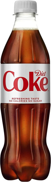 Diet Coke 500ml plastic bottle front label