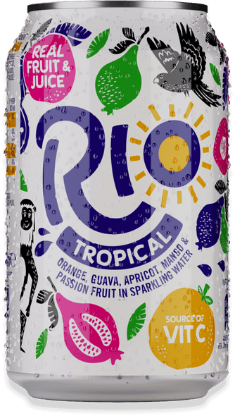 Rio Tropical 330ml can front label