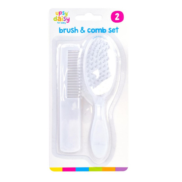 Upsy Daisy Brush & Comb Set Pk 2 front packaging