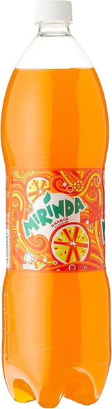 Mirinda Orange 1.5 L bottle front label