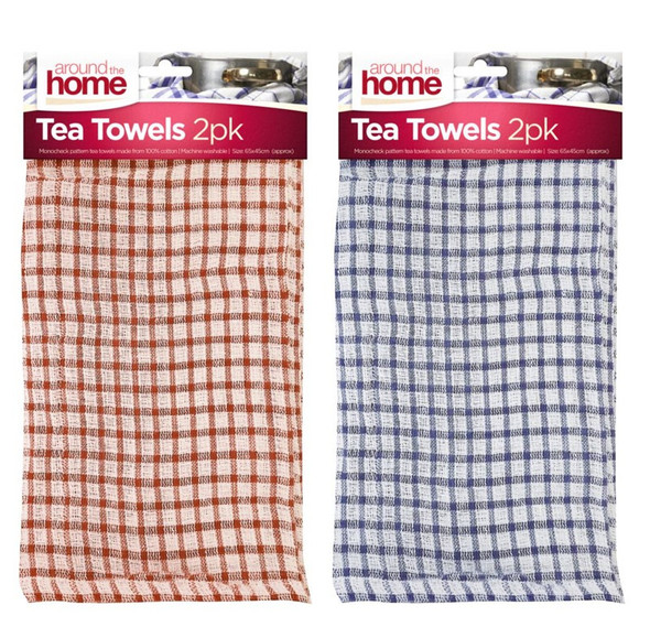 Around The Home Tea Towels 2 Pack front pack