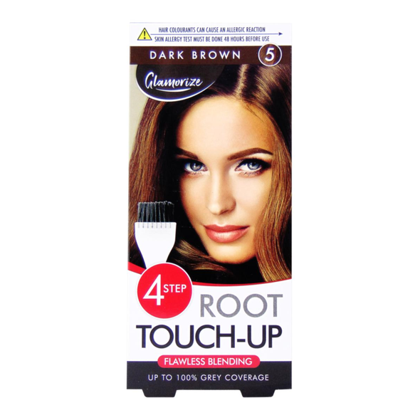 Glamorize Women’s Root Touch Up Dark Brown No.5 front pack