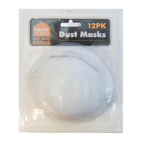 Handy Home Dust Masks 12 Pack single front view