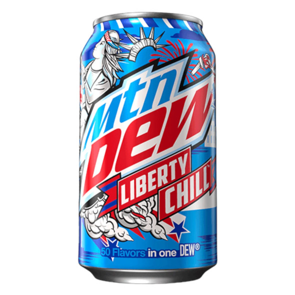 Mountain Dew Liberty Chill 355 ml front view can