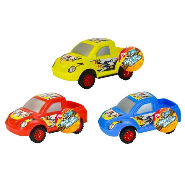 Red Deer Toys Pick-Up Racing Cars case front view showing toy car packs