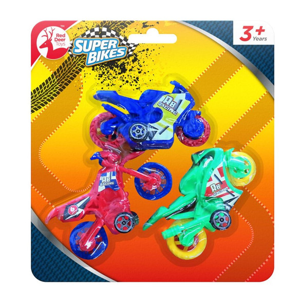 Red Deer Toys Super Bikes single front view