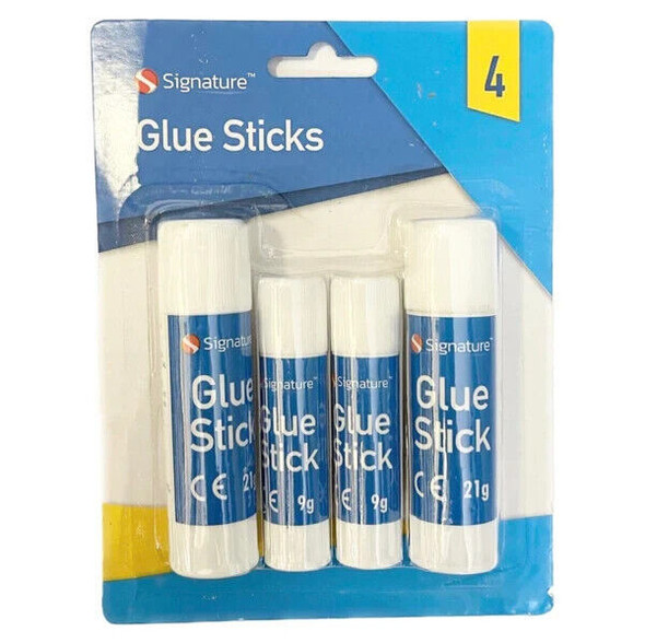 Signature Glue Sticks 4 Pack single front view