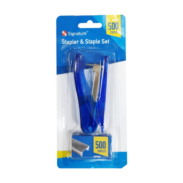 Signature Stapler & Staple Set single pack front view