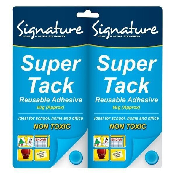 Signature Super Tack 2 x 60g single pack front view