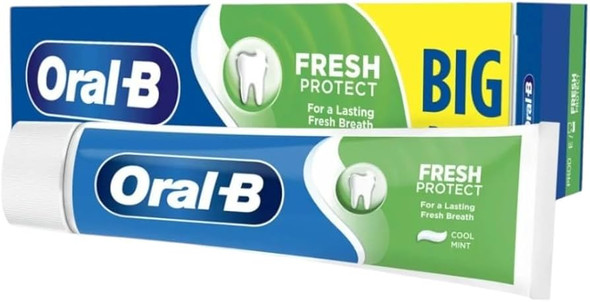 Oral-B Fresh Protection White toothpaste 100ml box front view