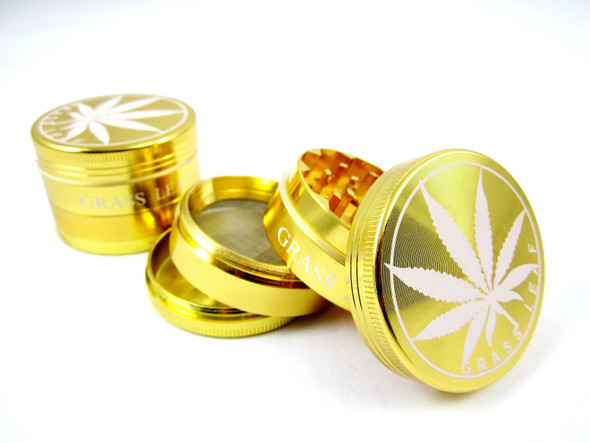 Metal Aluminium Mixed Design 3 Part 40mm Hand Grinders