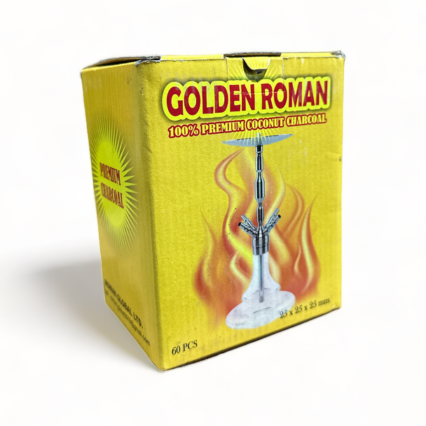 Golden Roman Shisha Hookah Cube Coals 1KG (Case)