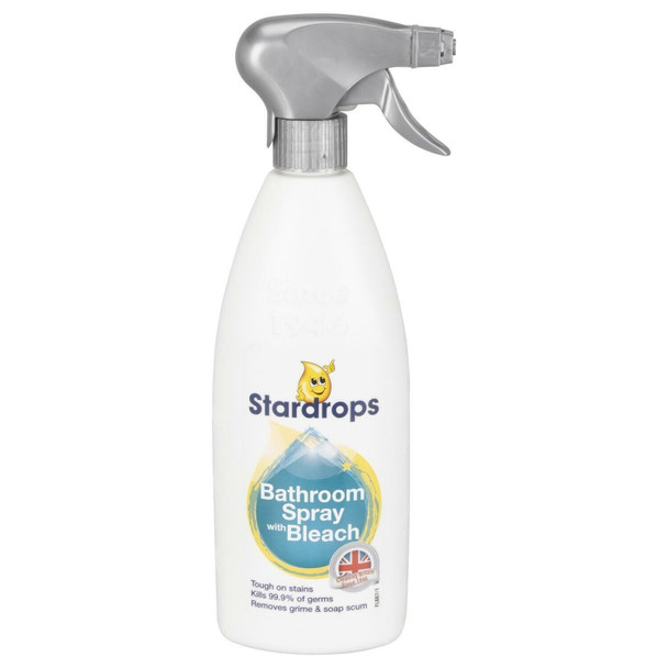 Stardrops Bathroom Cleaner with Bleach Spray 750ml