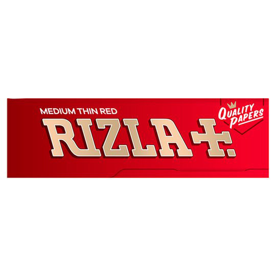 Rizla Red Regular Size Slim Rolling Papers 50s