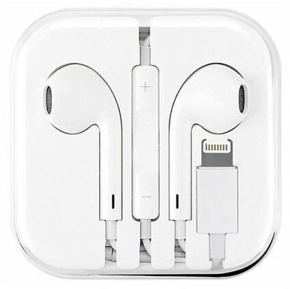 iPhone Lightning Connector Wired Earphones with Mic
