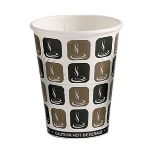 10oz Mocha Single Wall Recyclable Paper Cups