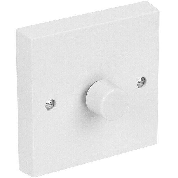 Status 250w 1 Way White Dimmer Switch