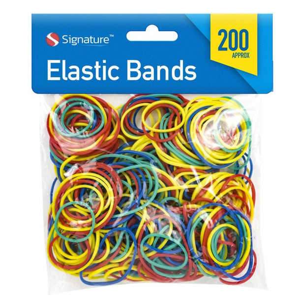 Signature Elastic Bands 200 Pack (½ Case)