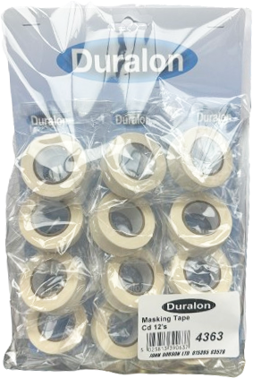 Duralon double sided tape – strong clear adhesive tape for crafts, DIY and office mounting tasks