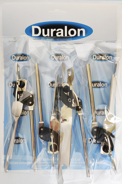 Duralon manual can opener – easy-turn tin opener with comfort grip handle for kitchen and camping us