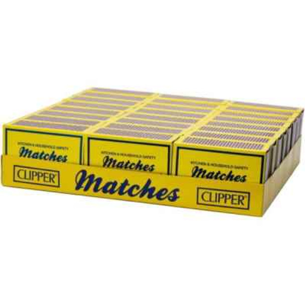 Clipper household safety matches – compact box of strike matches for candles and fireplaces Clipper household safety matches – compact box of strike matches for candles and fireplaces