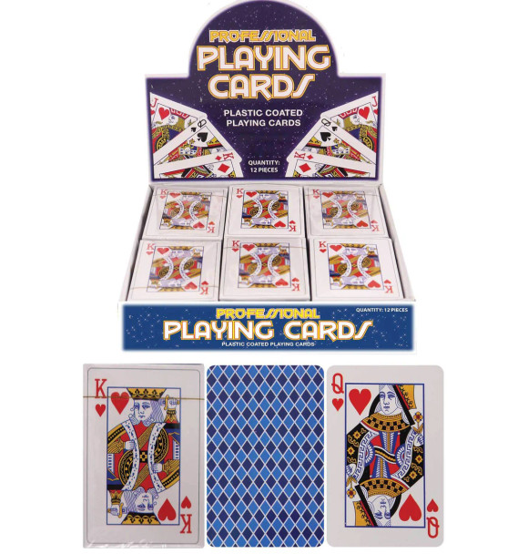 HB Professional Playing Cards – standard poker deck with smooth finish for casino game nights