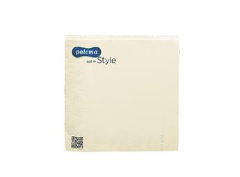 20pk Ivory Paloma napkins – 3-ply 33x33cm catering-grade soft tissue