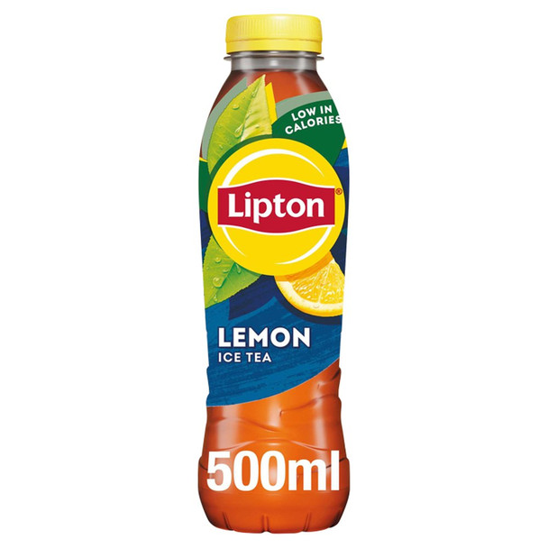Lipton Lemon Ice Tea 500ml bottle front label