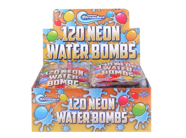 Drencher 120 Neon Water Bombs front pack design