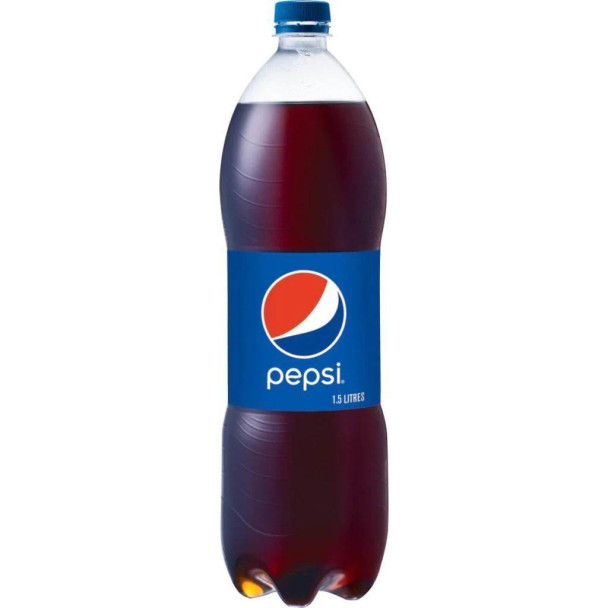 Pepsi Cola 1.5 L bottle front label