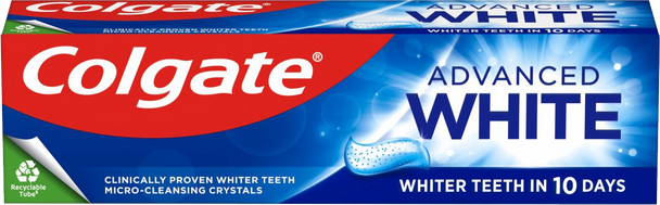 Colgate Advanced White Toothpaste 100ml front pack