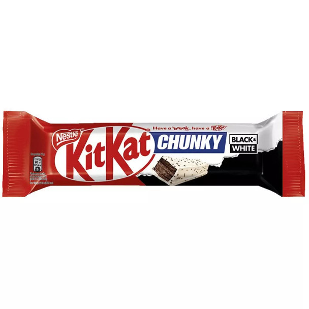 Kit Kat Chunky Black & White 42 g front view bar