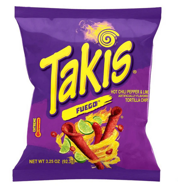 Takis Fuego 3.25 oz front view bag