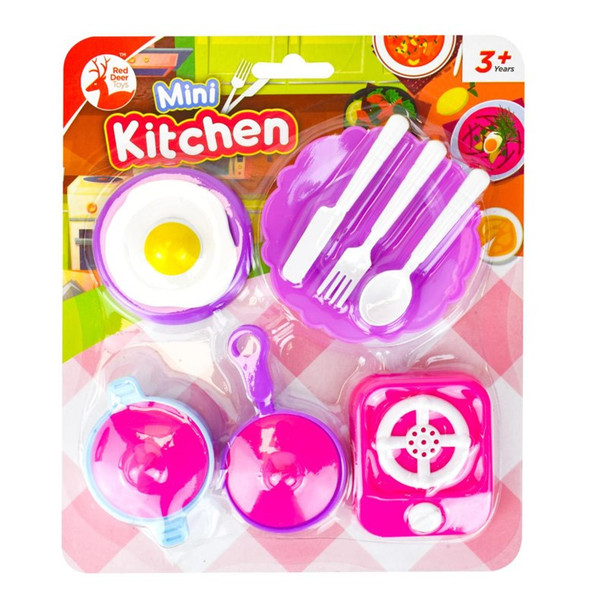 Red Deer Toys Mini Kitchen Set single front view