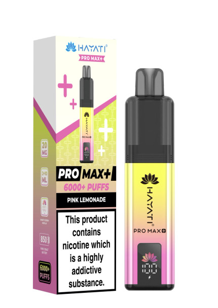 Hayati PRO MAX+ 6000+ Pipeline Punch vape device front view