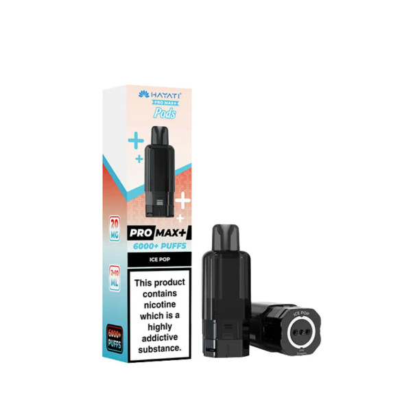 Hayati PRO MAX+ 6000+ Ice Pop vape pod front view