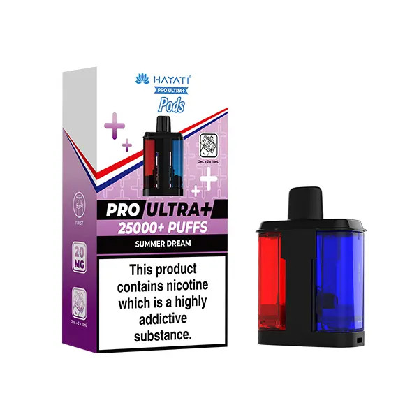 Hayati PRO ULTRA+ 25000+ Pods – Summer Dream front view