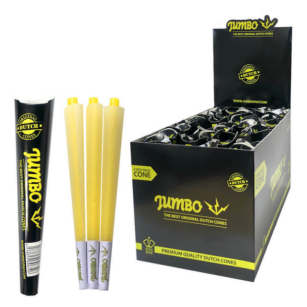 Jumbo Dutch Black Pre Rolled King Size 3 Pack