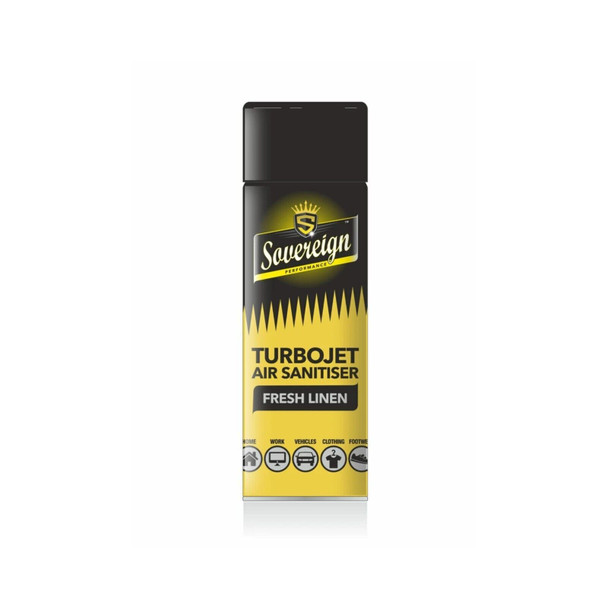 Sovereign Turbojet Aerosol Air Freshener Fresh Linen 500ml