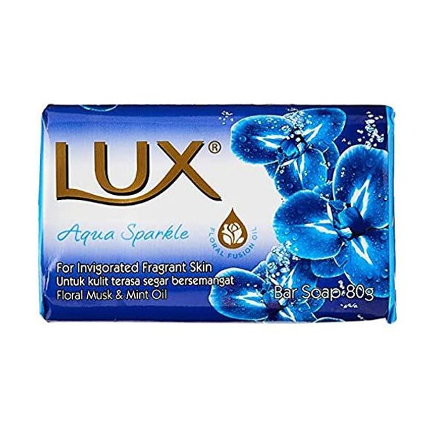 Lux Aqua Sparkle Bar Soap 3 Pack (3x80g)