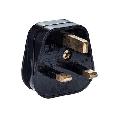 Status 13 Amp Black Plug (½ Case)