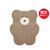 Mocha Big Die Cut Rug - Hokkori Moko Mocha