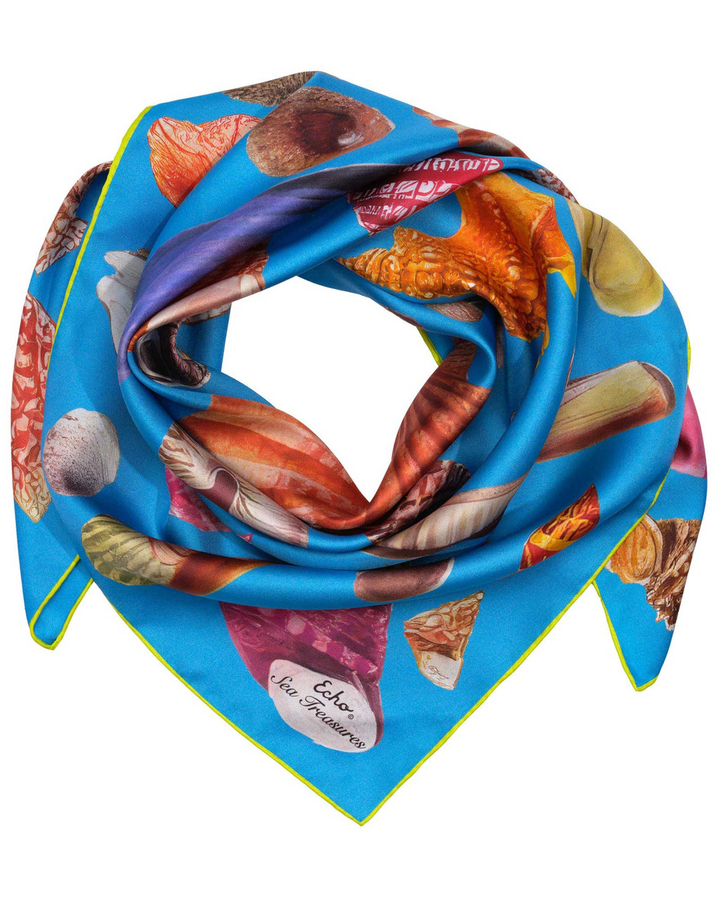 Sea Treasures Silk Square Scarf | Shop Smithsonian Store