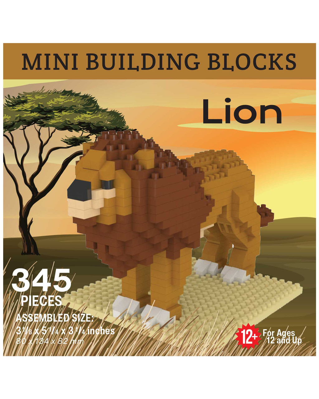 Lion Mini Blocks Kit | Shop Smithsonian Store