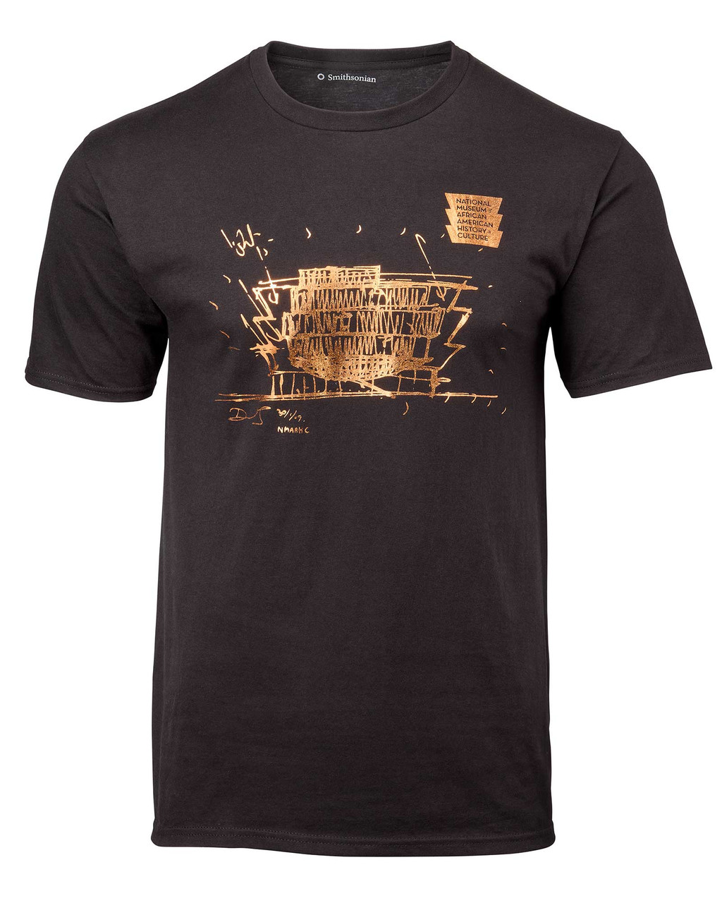 NMAAHC Architectural Sketch T-Shirt | Shop Smithsonian Store
