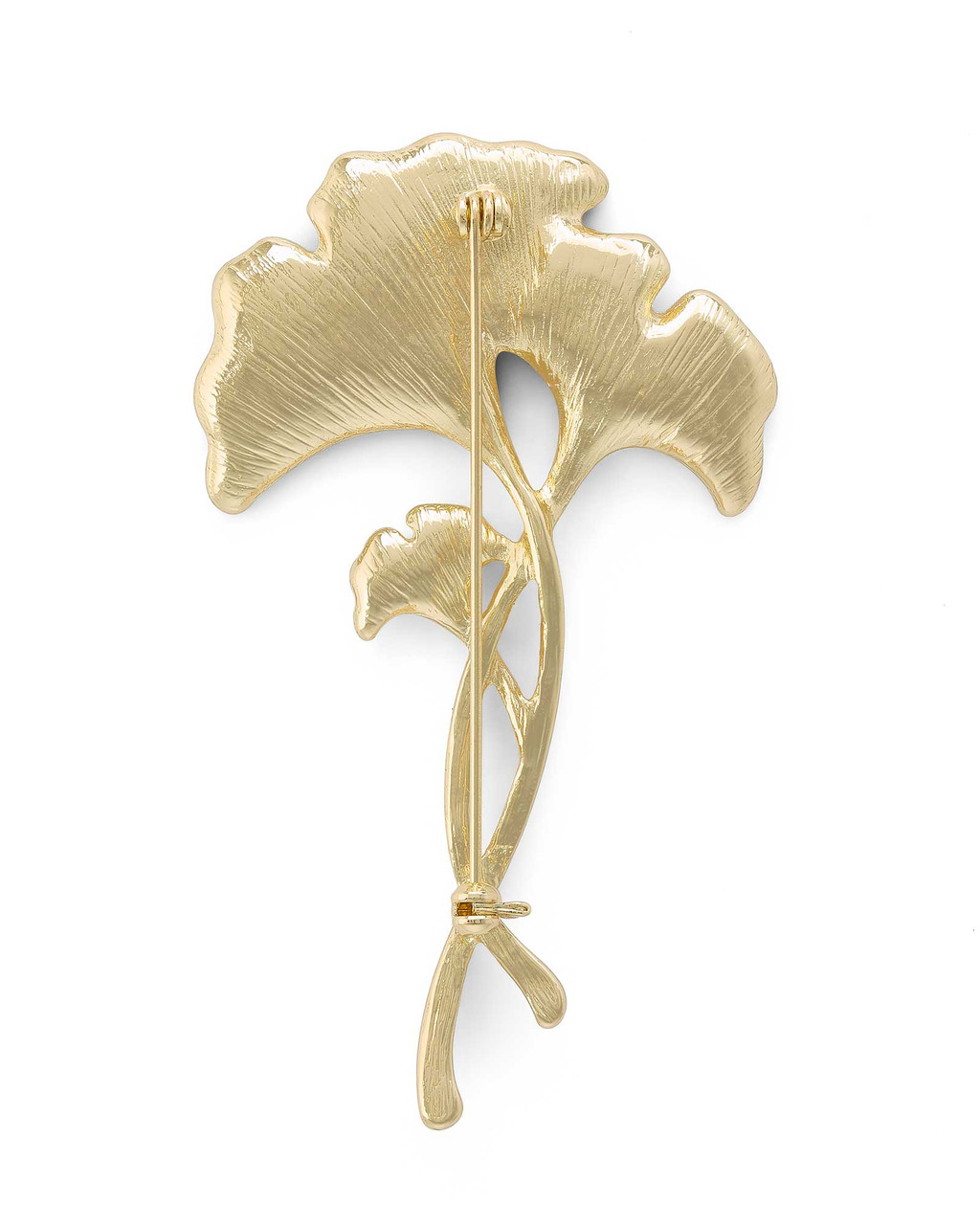 Ginkgo Pin with Crystal Accents | Shop Smithsonian Store