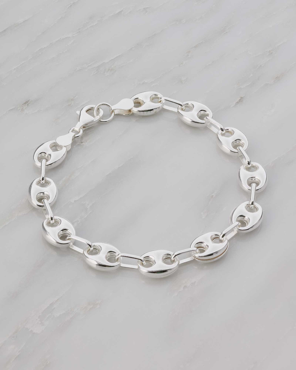 Sterling Silver Anchor Chain Bracelet | Shop Smithsonian Store
