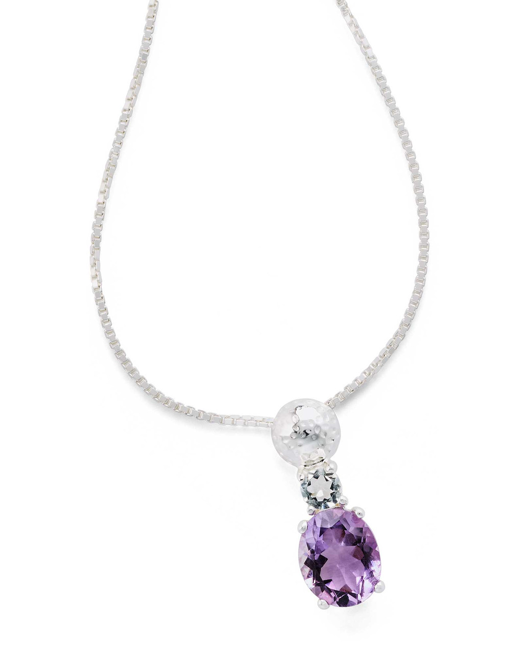 amethyst ネックレス・ペンダント Necklace Jewelry Linjer | Sigrid - Necklace Amethyst ネックレス・ペンダント